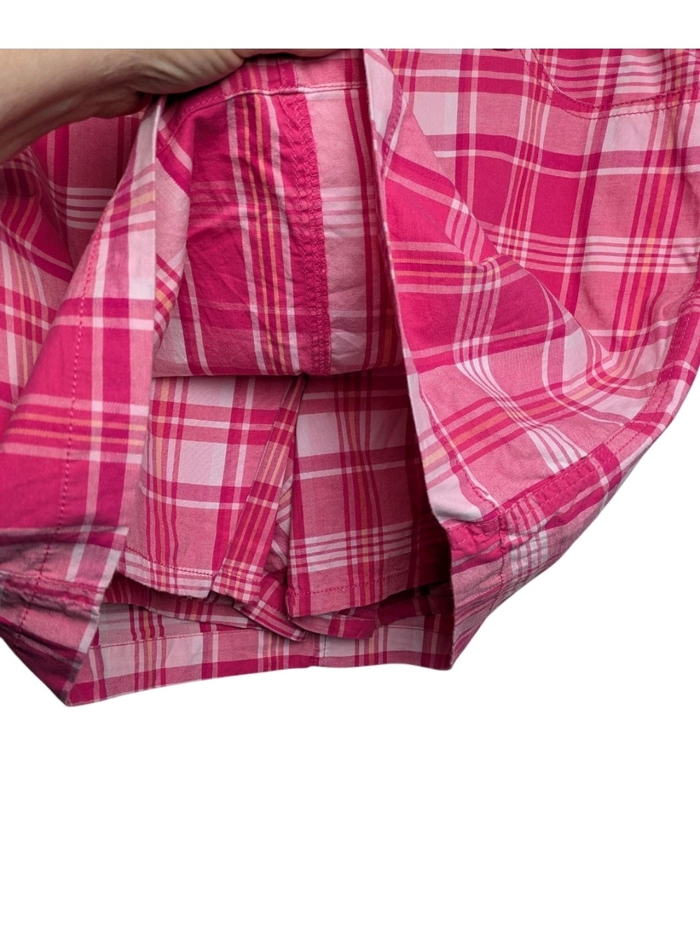 St John's Bay Pink Plaid Women's Skirt New Without Tags - Picture 5 of 7
